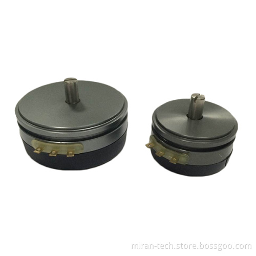 0.1% linearity double shaft angle sensor rotary potentiometer